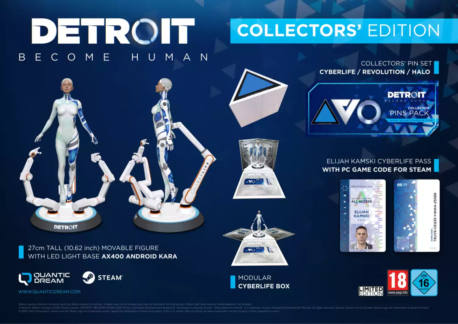 Igra Detroit: Become Human - Collector's Edition za PC