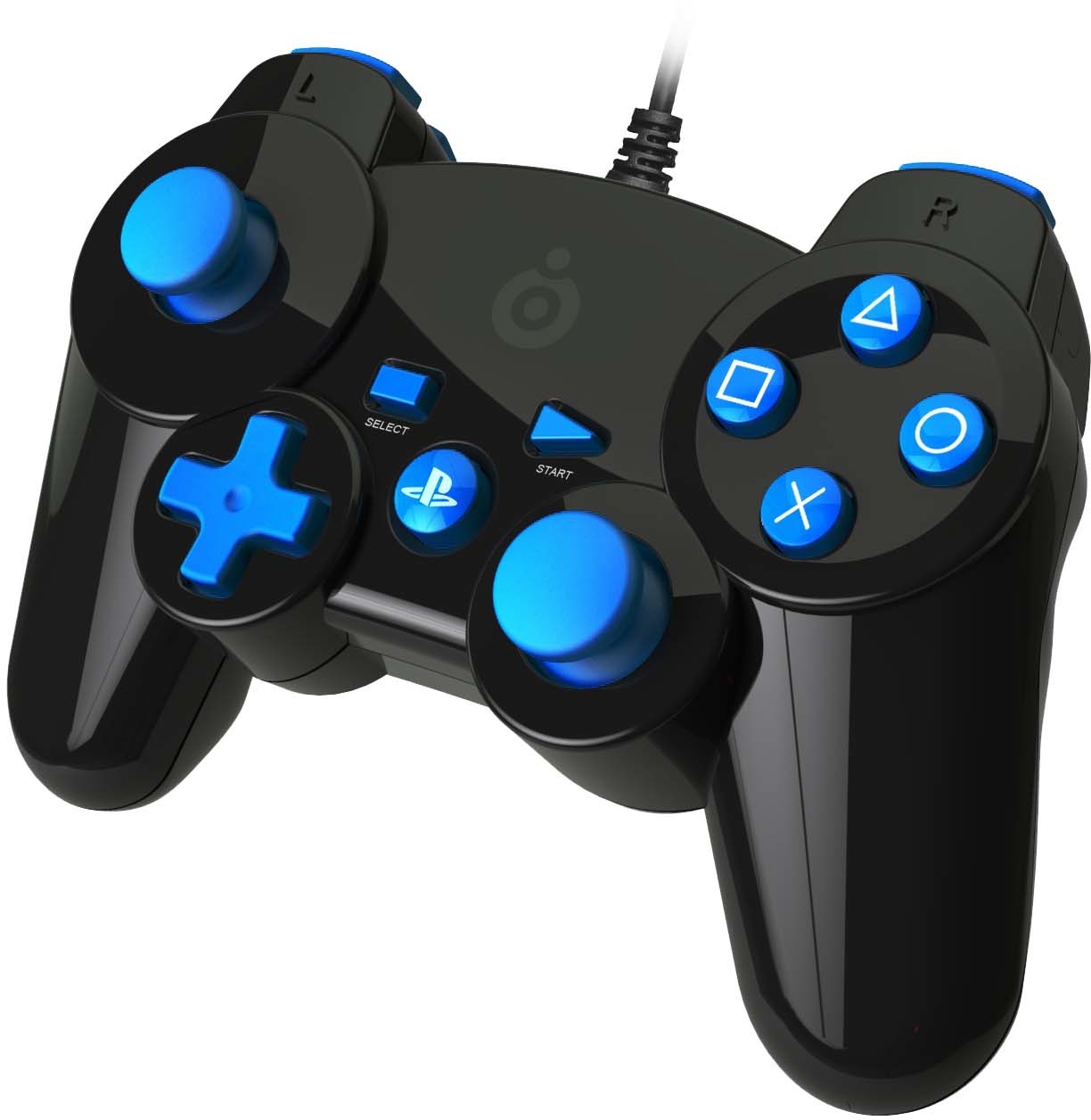 Mini kontroler, črn za PS3