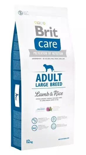 Hrana za pse Care Adult Large Breed, jagnjetina in riž 12 kg