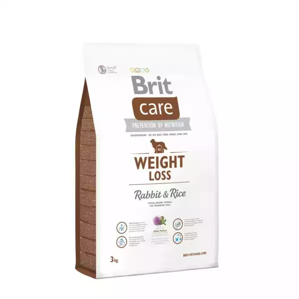 Hrana za odrasle pse Care Weight Loss, zajec in riž 3 kg