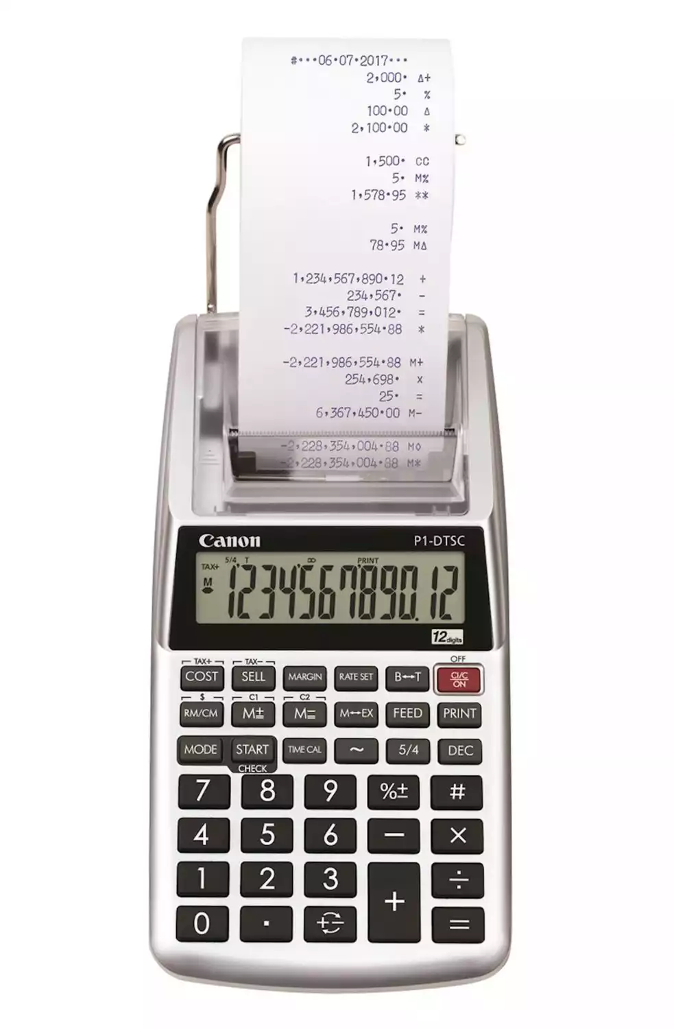 Računski stroj P1DTSC II  prenosni z izpisom