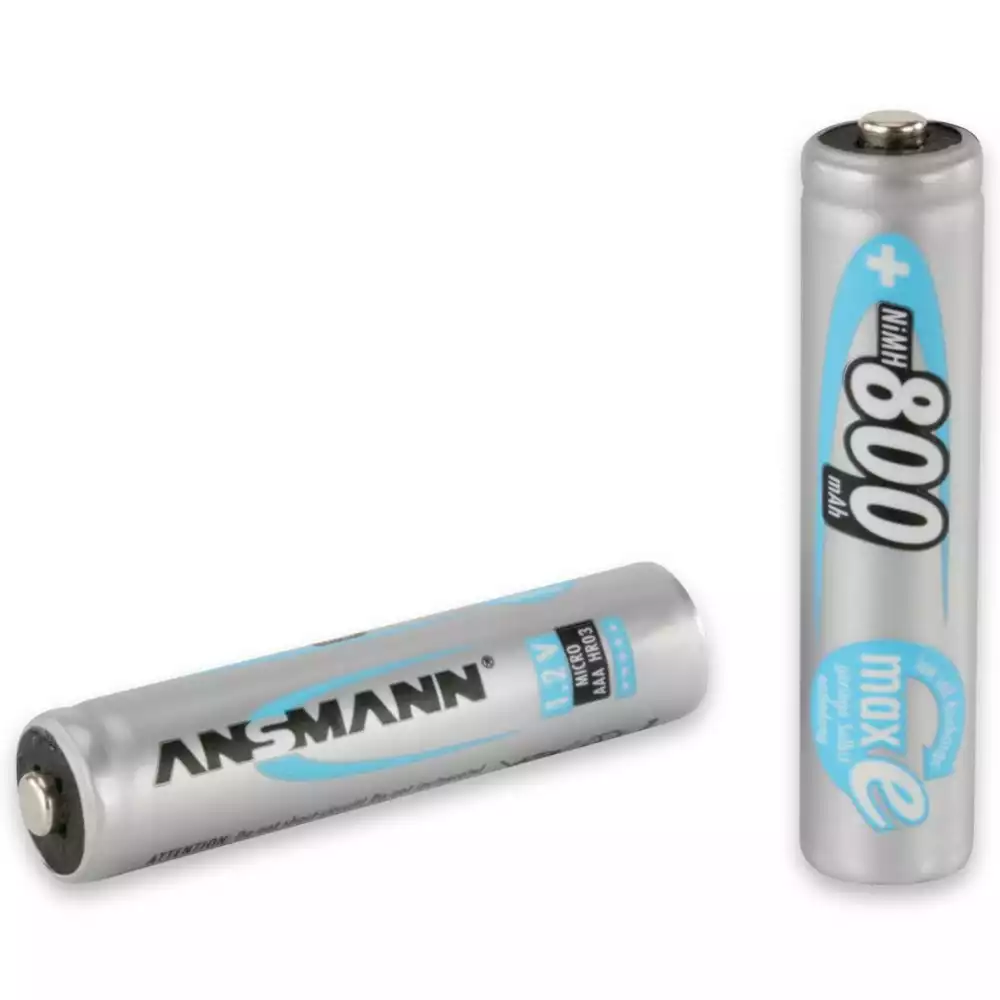 Polnilne baterije AAA LR03 2500 mAh 2 kos