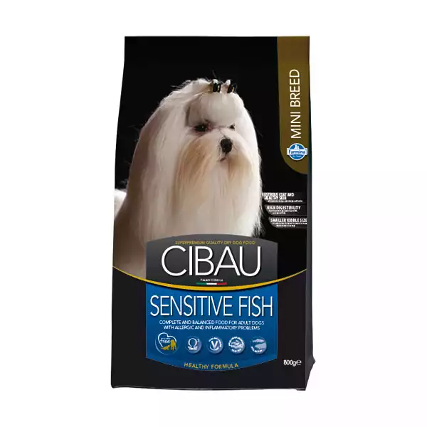 Hrana za pse CIBAU Sensitive Mini, riba 800g