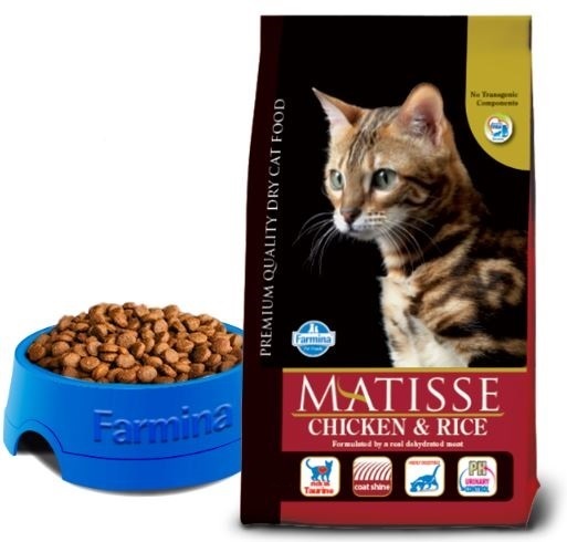 Hrana za mačke Matisse, piščanec in riž 1,5kg