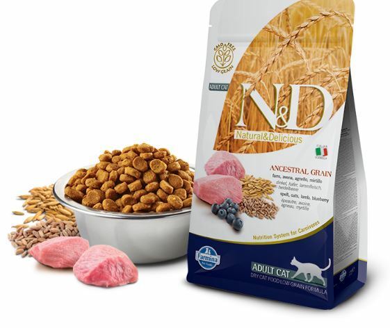 Hrana za mačke N&D LG Adult, jagnjetina in borovnica 10kg