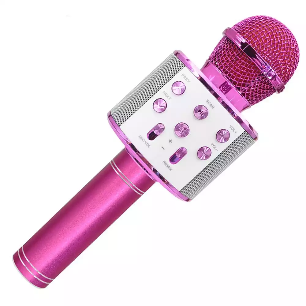 Mikrofon & zvočnik BMS-300, roza