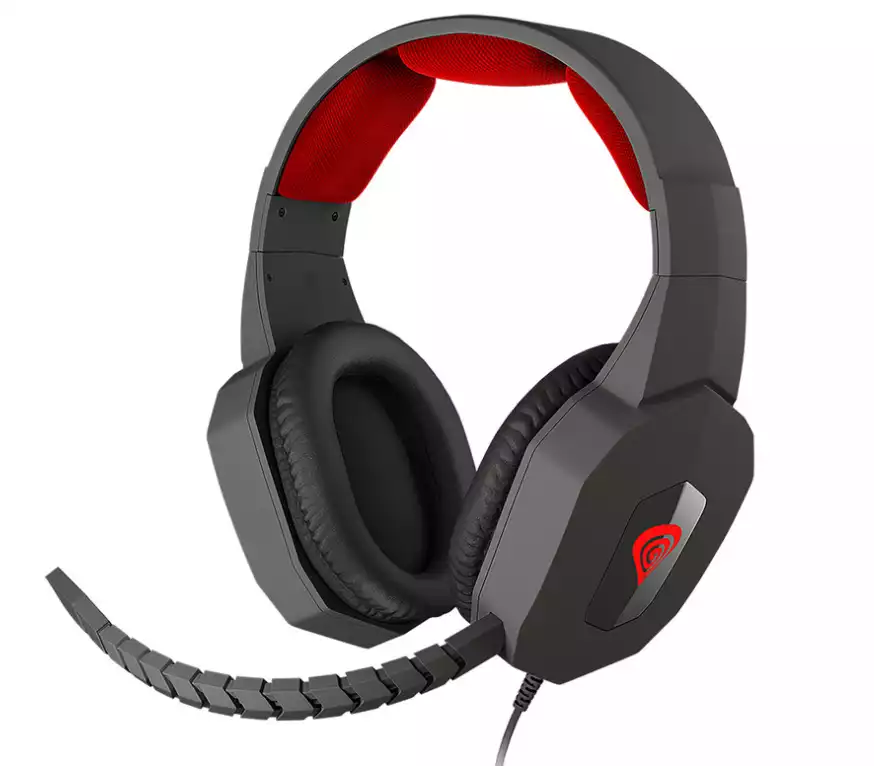 Gaming naglavne slušalke Argon 400, črno rdeče