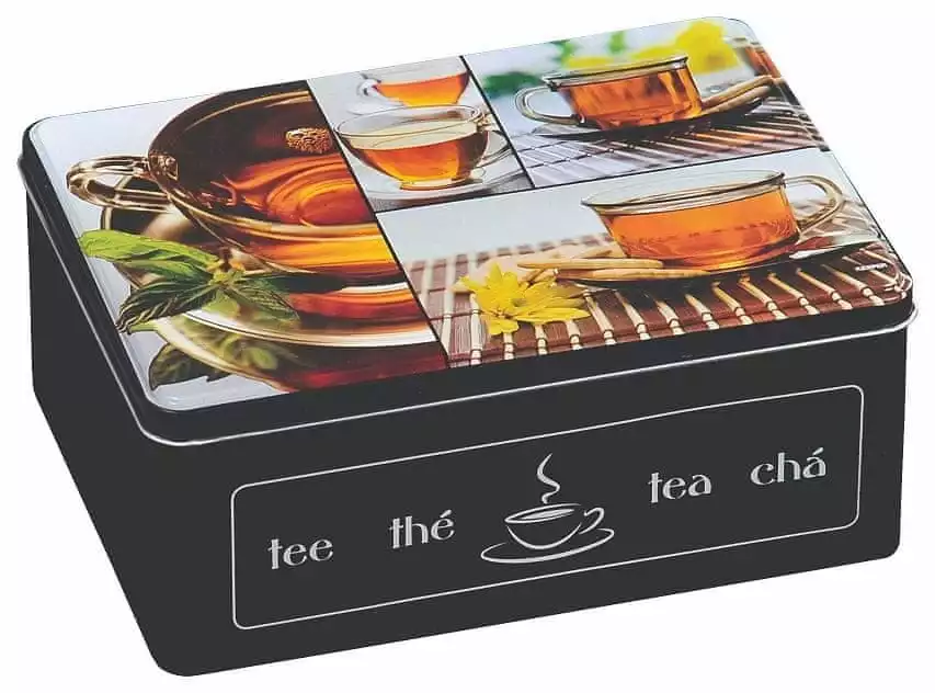 Kovinska škatla za čaj